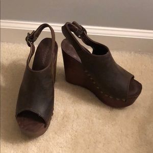 Jeffrey Campbell platform wedge sandals